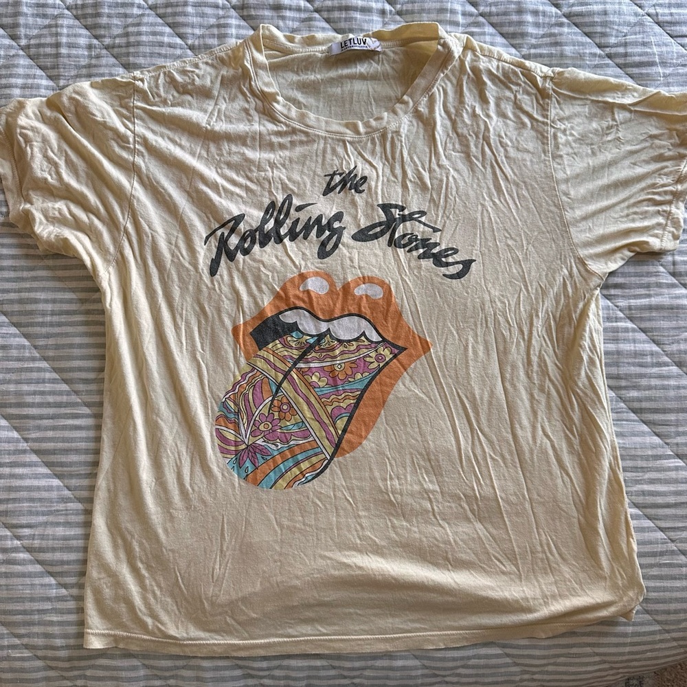 Yellow The Rolling Stones Tee